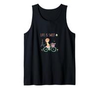 La Vita è Dolce, Carina Ragazza parigina Bicicletta Francese Canotta
