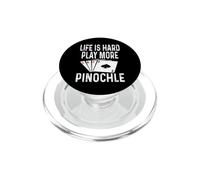 La vita è dura Gioca Più Giochi di carte Pinochle Giocatore vincente PopSockets PopGrip per MagSafe