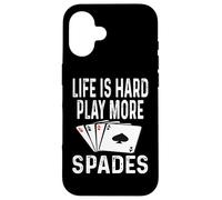 La vita è dura Gioca Più Picche Giochi di carte Giocatore vincente Custodia per iPhone 16