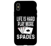 La vita è dura Gioca Più Picche Giochi di carte Giocatore vincente Custodia per iPhone X/XS