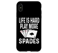 La vita è dura Gioca Più Picche Giochi di carte Giocatore vincente Custodia per iPhone XS Max