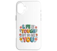 La vita è dura, ma così sei la mamma il romantico senza speranza Custodia per iPhone 16 Plus