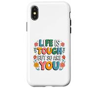 La vita è dura, ma così sei la mamma il romantico senza speranza Custodia per iPhone X/XS