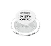La vita è fragile Non siamo garantiti un domani, quindi dagli E PopSockets PopGrip per MagSafe
