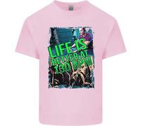 La Vita È Migliore A 130 BPM Maglietta Da Danza Per DJ Bambini Ragazzi E Ragazze