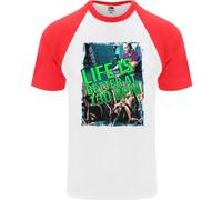 La Vita È Migliore A 130 BPM Musica Dance DJ Maglietta A Maniche Corte Per Uomo