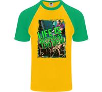 La Vita È Migliore A 130 BPM Musica Dance DJ Maglietta A Maniche Corte Per Uomo