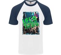 La Vita È Migliore A 130 BPM Musica Dance DJ Maglietta A Maniche Corte Per Uomo