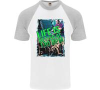 La Vita È Migliore A 130 BPM Musica Dance DJ Maglietta A Maniche Corte Per Uomo