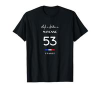 La vita è migliore a MAYENNE Numero 53 Paesi della Loira Francia Maglietta