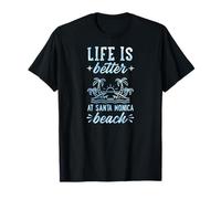 La Vita è Migliore a Santa Monica Beach Matching Family Spring Maglietta