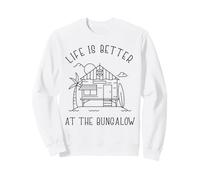 La Vita è Migliore al Bungalow Coastal Beach House Living Felpa