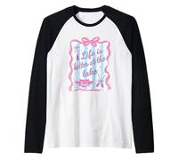 La vita è migliore al lago Bliss Maglia con Maniche Raglan
