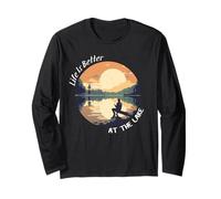 La vita è migliore al lago, Vacanze sul lago Lake Lovers Vacay Maglia a Manica