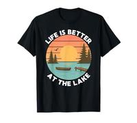 La vita è migliore al lago, Vacanze sul lago Lake Lovers Vacay Maglietta