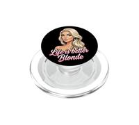 La vita è migliore bionda PopSockets PopGrip per MagSafe