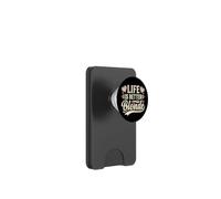 La vita è migliore bionda PopSockets PopWallet per MagSafe