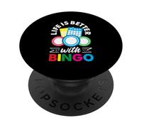 La vita è migliore con Bingo Fun Vibes PopSockets PopGrip Adesivo