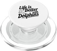 La vita è migliore con i delfini PopSockets PopGrip per MagSafe