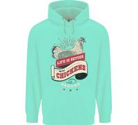 La Vita È Migliore Con I Polli Intorno Felpa Uomo