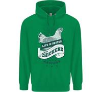 La Vita È Migliore Con I Polli Intorno Felpa Uomo