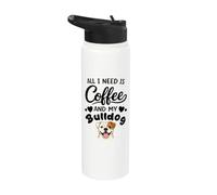 La Vita È Migliore Con Il Mio Cane Bulldog Stainless Steel Insulated Water Bottle