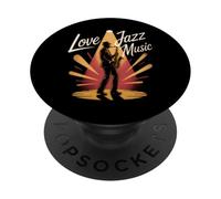 La vita è migliore con Jazz Divertente Jazz Musica Meme Love Jazz PopSockets PopGrip Adesivo