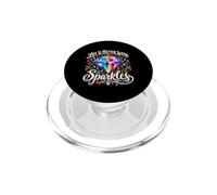 La vita è migliore con la pittura con diamanti scintillanti PopSockets PopGrip per MagSafe