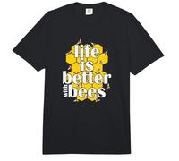 La Vita è Migliore con Le api in Armonia con Le api Comfort Colors Adult Heavyweight T-Shirt