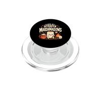 La vita è migliore con Marshmallows Campfire Camping Citazione PopSockets PopGrip per MagSafe