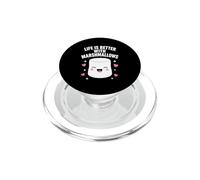 La vita è migliore con Marshmallows Happy Sweet Graphic PopSockets PopGrip per MagSafe