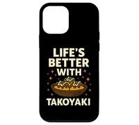 La vita è migliore con Takoyaki Funny Japanese Street Food Custodia per iPhone 12 mini