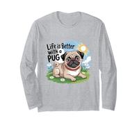 La Vita è Migliore con Un Carlino Maglia a Manica