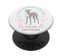 La vita è migliore con un Iggy PopSockets PopGrip Adesivo