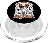 La vita è migliore con un papillon, carino cane di piccola taglia PopSockets PopGrip per MagSafe