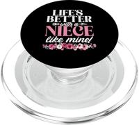La vita è migliore con una nipote come la mia divertente umorismo zio PopSockets PopGrip per MagSafe