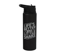 La vita è migliore con una piccola scossa di consapevolezza del Parkinson Stainless Steel Insulated Water Bottle