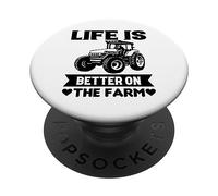 La vita è migliore in fattoria Divertente PopSockets PopGrip Adesivo