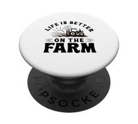 La vita è migliore in fattoria PopSockets PopGrip Adesivo