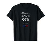 La Vita è Migliore in GUYANE Numero 973 Outre-Mer Francia Maglietta