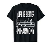La Vita è Migliore in Harmony Music Lover Maglietta