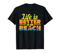 La Vita è Migliore in Spiaggia Maglietta