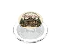 La vita è migliore nella baita - Decorazione rustica PopSockets PopGrip per MagSafe