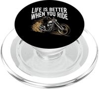 La vita è migliore quando si guida abbigliamento moto per motociclisti PopSockets PopGrip per MagSafe