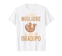 La Vita È Migliore Se Sei Un Bradipo Divertente Bradipo Maglietta