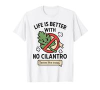 La Vita è Migliore Senza coriandolo Maglietta