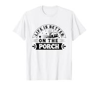 La Vita è Migliore sotto Il Portico Maglietta