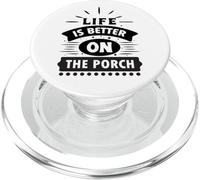 La vita è migliore sotto il portico PopSockets PopGrip per MagSafe