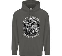 La Vita È Migliore Su Due Ruote Felpa Per Bambini