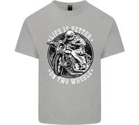 La Vita È Migliore Su Due Ruote Maglietta Per Bambini Ragazzi E Ragazze